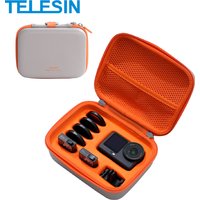 TELESIN Protective Storage Bag for DJI Osmo Action 6 5pro 4 3 Box Waterproof Handbag Storage Box Action Camera Accessories
