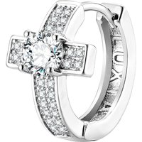 Cross Stainless Steel Men's Earrings Hoop Jewelry Gift For Dad Husband Boyfriend Couple Valentine's Day