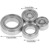 NEW High Speed 4Pcs Mini Ball Bearing Replace For KUPA UPOWER UP200 UG12/SUG12 Nail Drill Handpiece