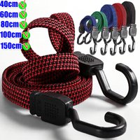 AliExpress NONE High Elasticity Rubber Luggage Rope Cord Hooks Bikes Rope Tie Bicycle Luggage Roof Rack Strap Fixed Band Hook Car Accessories