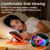 Ergonomiczny stojak na telefon do łóżka – stabilny uchwyt na telefon bez użycia rąk, idealny do rozrywki przed snem.