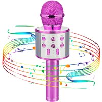 Karaoke Microphone for Kids & Adults , Echo Effect, Built-in Speaker Portable Karaoke Player for Party Travel Gifts
