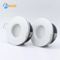 2/10pcs GU10 MR16 Lamp Holder Black White Led Light Base Round Ceiling Downlight Spotlights Led Stand Light Fixture Socket