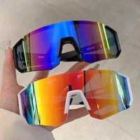New Men's Large Frame Sports Glasses Outdoor Bicycle Sunglasses Mountaineering Men's and Women's Fashion Sunglasses