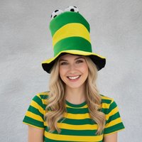 Dynamic Football Match Celebration Hat Carnival Party Cap For Sports Fans Costume Nightclub And Performance Wear Soccer Babe Cos