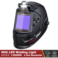 ARCCAPTAIN Schweißhelm, automatisch abdunkelnd, solarbetrieben, True-Color-Schweißhaube 1/1/1/1, Schweißermaske für MMA, MIG, TIG, Schneiden