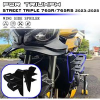 Motorcycle Fairing Side Wing For Triumph Street Triple 765R 765RS 2023-2024 2025 Winglet Aerodynamic Wing Deflector Spoiler Kit