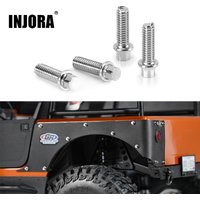 INJORA 28PCS Scale Steel Rear Corner Screws for 1/10 RC Crawler Axial SCX10 III CJ-7