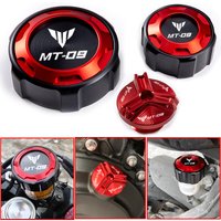 For Yamaha MT 09 MT-09 mt09 sp 2021-2024 Motorcycle Accessories CNC Front and rear brake fluid cap protection and oil filler cap