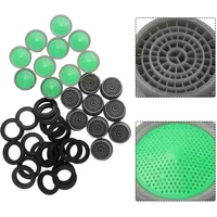 20Pcs Faucet Aerator Flow Restrictor Replacement Parts Insert Sink Aerator Basin Tap Filter Kitchen Faucet Accessories