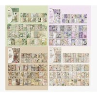 1pack/100pcs Large-capacity Vintage Paper Set, Antique Texture, Scrapbook & Handcraft Supplies
