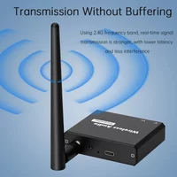 2.4G Digital Wireless Wifi Music Adapter 50M Wireless Audio Transmitter and Receiver with 3.5mm R/L AUX for TV Box DVD PC