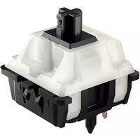 Original Cherry MX Black Clear Top Switch NIXIE Switches Linear 5pin 63.5g for mechanical keyboard Milky Top Non Lubed mx1a-61nw