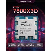 NEW AMD Ryzen 7 7800X3D 120W 5NM L3=96M 4.2GHz 8-Core 16-Thread R7 7800X3D Gaming Processor DDR5 Socket AM5 But No Fan