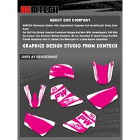 AliExpress DSMTECH Motorcycle Personality GRAPHICS BACKGROUNDS DECAL STICKERS Kit For Yamaha PW50 PW 50 PIT BIKE Decoration Accessories