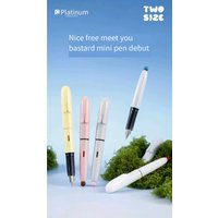 New Arrival Platinum Rabbit Pocket Pen Macaron Color Portable Fountain Pen Replaceable Ink Cartridge Gift for Girls