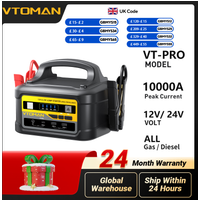 VTOMAN VT-PRO 10000A Jump Starter 58800mAh Power Pack 12V/24V Jump Box for All Gas & Diesel Car Truck SUV Battery Booster