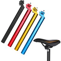 AliExpress MEROCA Bicycle Seatpost Black Blue Red Gold 27.2/31.6x350mm Aluminum Alloy Shock Absorber Seat Tube For Mountain Road Bike