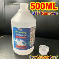 DTF Remove 500 ml Textile Vinyl Remover For Garments Clothes Shirts Removal Solution Liquid Print Cleaner Cleaning Dtf vlr Kit