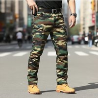 AliExpress Men's Autumn Cargo Elastic Pants for Outdoor Activities Trekking Hiking Camping Climbing Running Sports Cycling Work Trousers