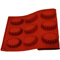 12 Holes Oval Gear Shaped Silicone Cake Mold Mousse Pastry Jelly Macaron Mould Cake Biscuit DIY Chocolate Kitchen Baking Tools