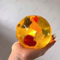 Jumbo Stress Ball Assorted Fruit Ball Fidget Toy Non-Bounce Squeeze Ball Sensory Toy Anti-Stress Toy For Children Hand Exercise