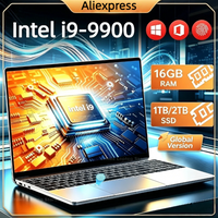 LENO 14.1" Ultra Slim Laptop Inter Core i9-9900 32GB RAM 2TB SSD Windows11 Pro Backlit Fingerprint Business Notebook Computer PC
