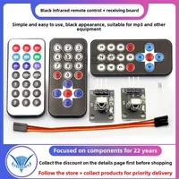 1Set IR Infrared Wireless Transmitter Module Ir Digital 38khz Infrared Receiver Sensor Module with Remote Control for Arduino