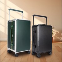 High-end Full Carbon Fiber Suitcase Wide Control Arm Travel Suitcase on Wheels Business Rolling Luggage Case