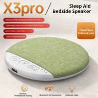 Wireless Pillow Speaker Bluetooth 5.4 Under Pillow White Noise Machine Timer HiFi Stereo Bedroom Sleep Aid