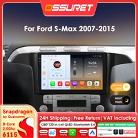 Android 14 Autoradio für Ford S-Max 2007 - 2015, kabelloses Carplay, intelligenter Bildschirm, 360-Grad-Kamera, RDS, DSP, 4G, WLAN, Bluetooth, Head Unit