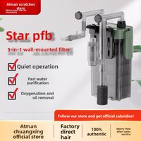 Chuangxing PFB wall-mounted external water purification circulation system three-in-one fish tank low water level filter