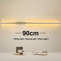 Długa lampa ścienna LED w stylu nordyckim, do użytku wewnętrznego, dekoracja domu, do sypialni, salonu, nad sofę.