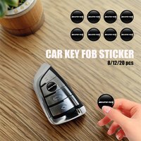 For Mercedes Benz Car Remote Key Sticker Aluminum Emblem Decoration Decal AMG A B C E S G Class A180 CLK CLA GLE GLC W212 C200