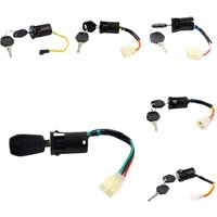 Children's Electric Car Power Switch Black Toy Car Accessories Key Switch Ride on Toy Car Lock Easy to Install Power Supply Key