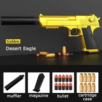 W4-Educational Toy Gun Shell Ejecting Toy Foam Soft Bullet Blaster for Kids Boys Adults Airsoft Pistol Children Birthday GiftTM