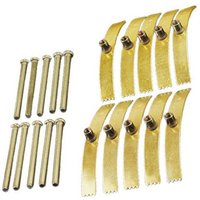 10Pcs 86-Type Switch Socket Repair Clips Metal Back Box Saver Kit With Screws For Electrical Outlet Installation Accessories