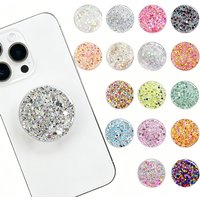 Glitter Phone Grip Socket Foldable Phone Holder Ring Holder With Adhesive for Iphone 17 16 15 14 13 Samsung Grip Tok Bracket