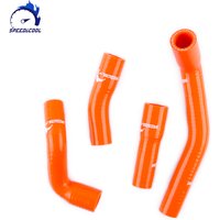SPEED&COOL For 2011-2015 KTM 125 200 DUKE 2012 2013 2014 Motorcycle Silicone Radiator Coolant Hose Kit