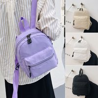 Women Casual Fashion Female Bag White Rucksack Small School Bags Mini Backpacks