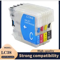 LC38 LC39 LC61 LC65 LC980 LC985 LC990 LC1100 Refillable Ink Cartridge For Brother DCP-J125 185C 195C J315W DCP- J140W/145C/165C