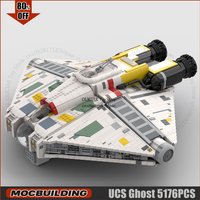 Space Battle UCS Ghost MOC Building Blocks Starfighter Model Transportion Technology Bricks DIY Assembly Display Toys Xmas Gifts