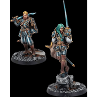 Die casting resin model assembly kit, GK, Swordsman Squad 2, unpainted (including base)