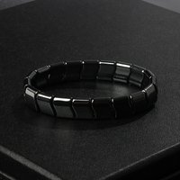 Fashion Wave Hematite Magnetic Bracelet Men Original Beaded Hematite Energy Bracelets for Women Positive Energy Jewelry Pulsera