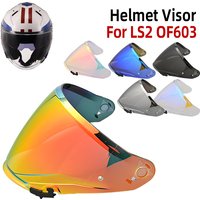Helmet visor for LS2 OF603 Infinity II Helmet Lens Color-option anti Sun&UV helmet shield of603 accesorios motor for OF 603