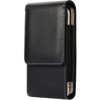 Leather Dual Pouch 2 Phone Waist Bag Men Belt Clip Case Holster For Samsung Galaxy A03s A05s A20 A50 A70 A31 A51 A71 M52 M33 M34
