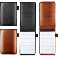 Mini A7 Leather Cover Notebook, Portable Pocket Notepad Diary, Perfect for Business Memos, Office & School Use