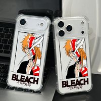 Bleach Kurosaki Ichigo Phone Case for iPhone 17 Air 16 15 14 Plus 13 12 11 Pro Max X Xs XR 8 e Soft Shockproof Thin Clear Cover
