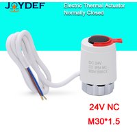 1/5/10 Pieces 24V Normally Closed NC / Normally Open NO M30*1.5mm Electric Thermal Actuator for Underfloor Heating TRV Radiato