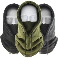 AliExpress Winter Warm Balaclava Cycling Cap Outdoor Sports Windproof Cap Ski Bib Polar Fleece Cold-proof Motorcycle Bicycle Hat Men Women